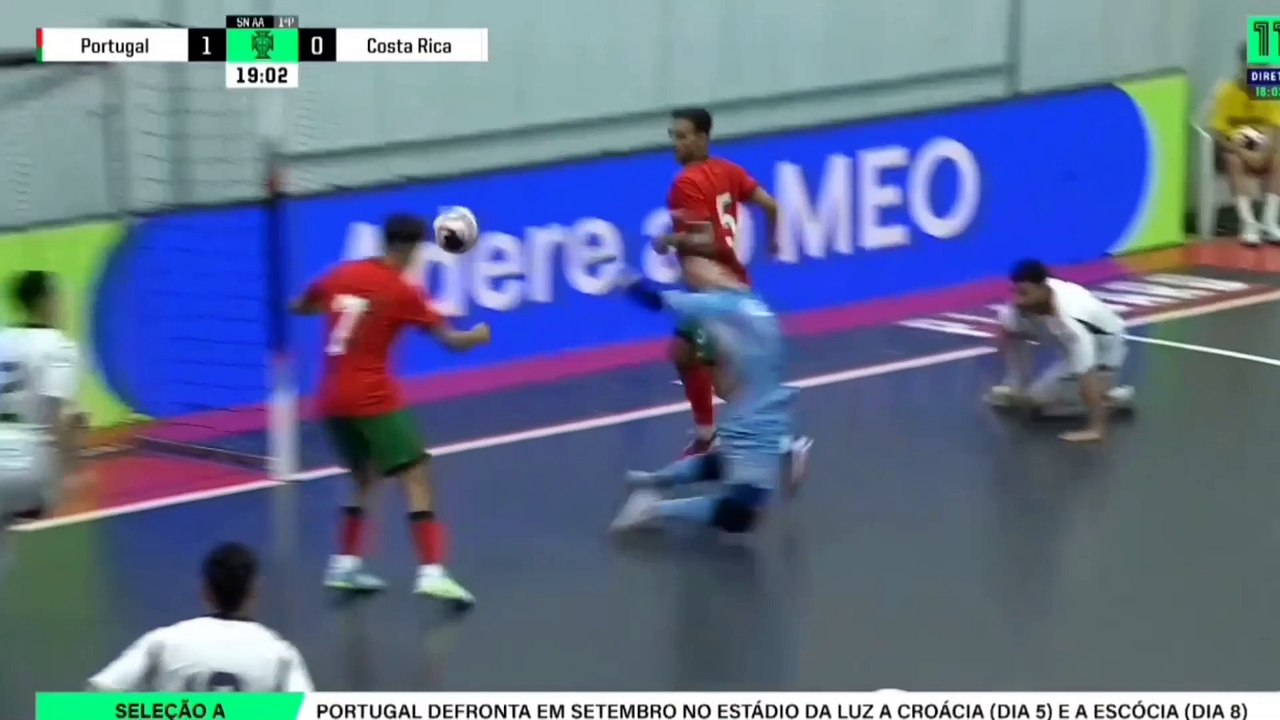 Portugal  6-1  Costa Rica - Amistoso Internacional de Futsal