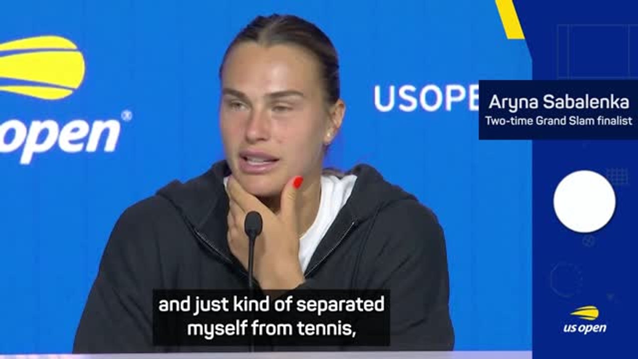 Sabalenka admits she 'should have just stopped' after ex-boyfriend death