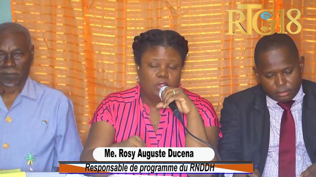 Komisyon jistis ak lapè pòtoprens òganize yon konferans deba Valè dwa moun nan sosyete a.