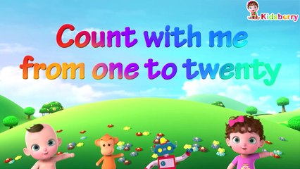 Counting Song 1 - 20 _ Learn Numbers _ Nursery Rhymes _ Baby Songs - Kidsberry(720P_HD)