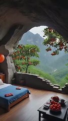 Luxurious bedroom beckons you to surrender to serenity.