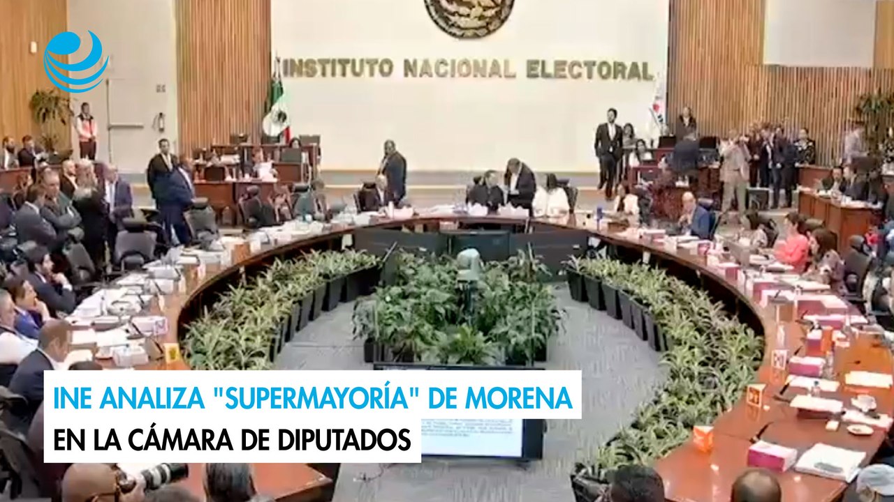INE analiza "supermayoría" de Morena en la Cámara de Diputados