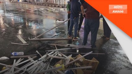 Ribut dan hujan lebat jejaskan 152 rumah dan peniaga di Melaka