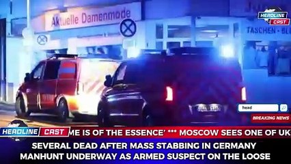 Manhunt in Germany after deadly stabbing attack at festival