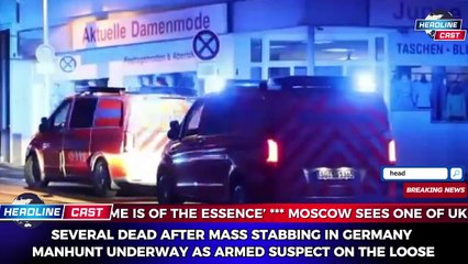 Manhunt in Germany after deadly stabbing attack at festival