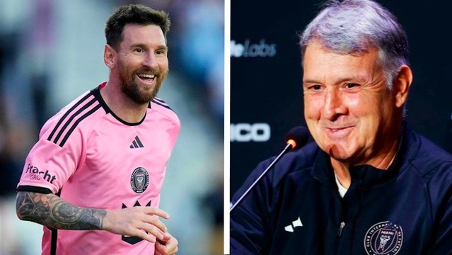 Tata Martino revela que aún no hay fecha para la vuelta de Messi con Inter Miami: No está entrenando con el grupo pero va evolucionando bien