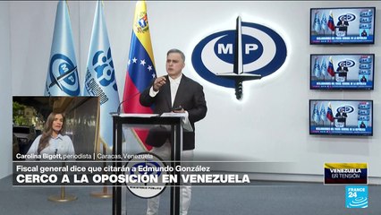 Informe desde Caracas: Edmundo González es citado por la Fiscalía venezolana por conspiración
