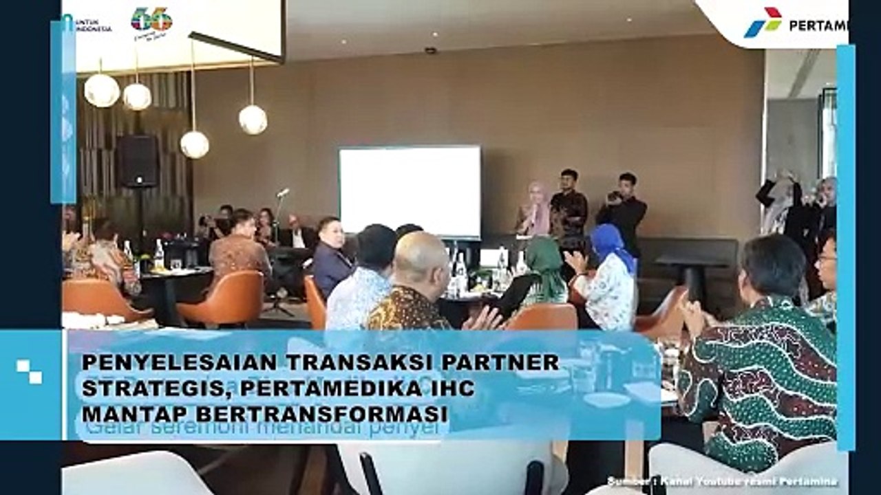 Penyelesaian Transaksi Partner Strategis, Pertamedika IHC Mantap Bertransformasi