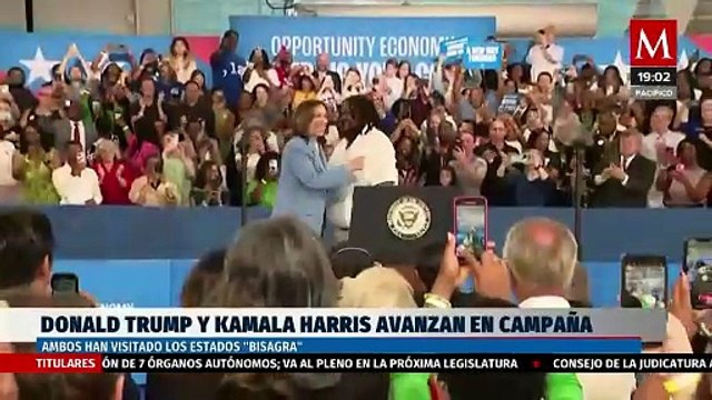 Así han avanzado Donald Trump y Kamala Harris en sus campañas rumbo a las elecciones presidenciales