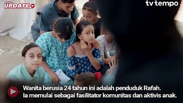Kisah Relawan Berikan Pendidikan Tanpa Batas Bagi Anak-anak Gaza di Pengungsian