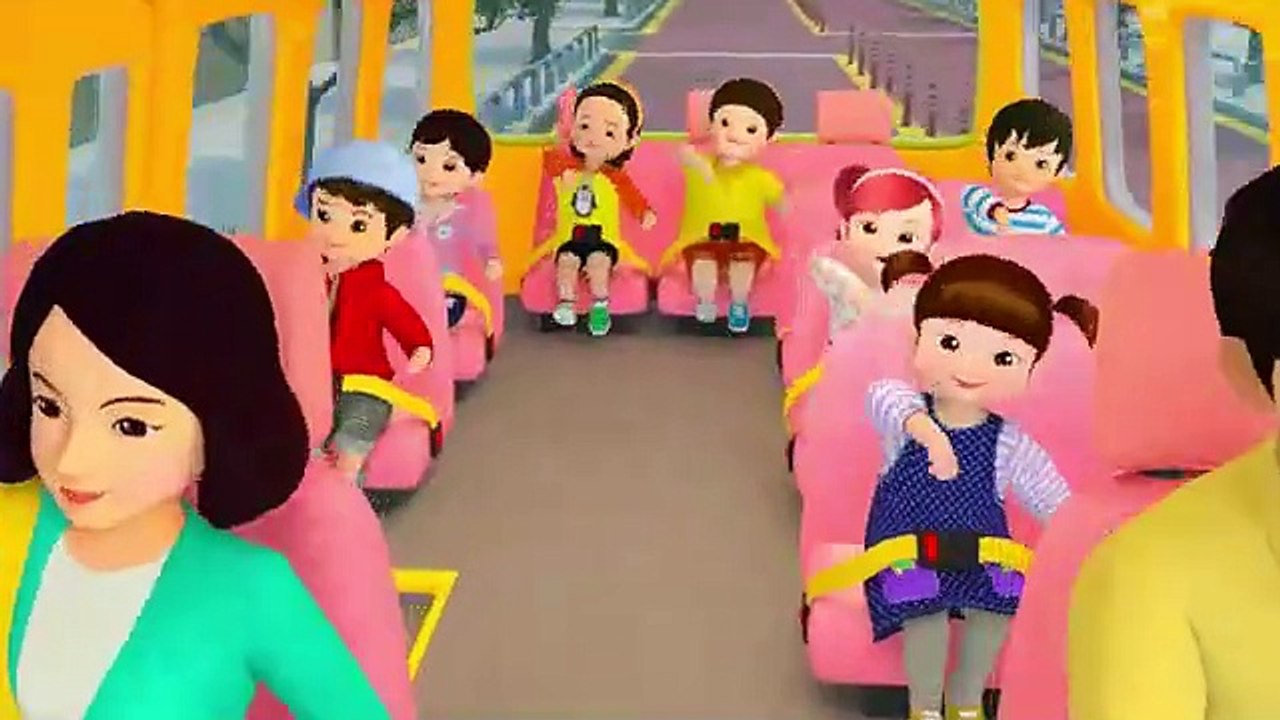 The Wheels on The Bus - Nursery Rhymes & Kids Songs - Kongsuni English - Kongsuni and Friends
