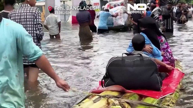فيضانات بنغلاديش: السلطات تواصل عمليات الإجلاء وسط انقطاع الاتصالات والكهرباء