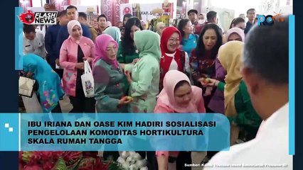 Iriana Jokowi Ajak Kelola Komoditas Hortikultura Skala Rumah Tangga