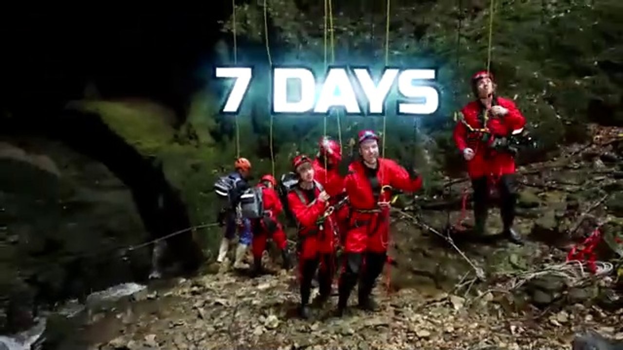 7 stranded in cave