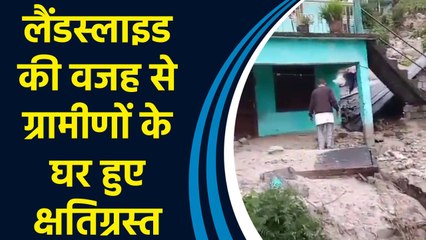 Joshimath के पगनो गांव में लैंडस्लाइड से घरों को पहुंचा नुकसान, घर छोड़ने के लिए मजबूर हुए ग्रामीण