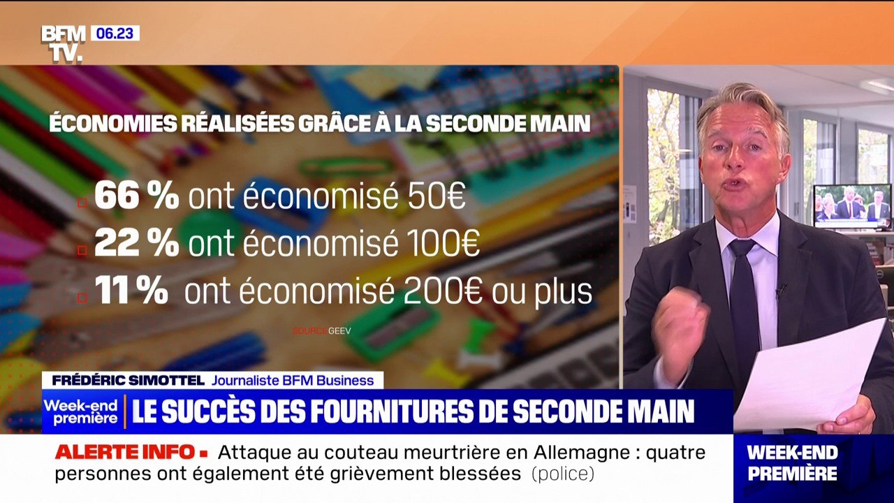 Rentrée scolaire: le succès des fournitures de seconde main