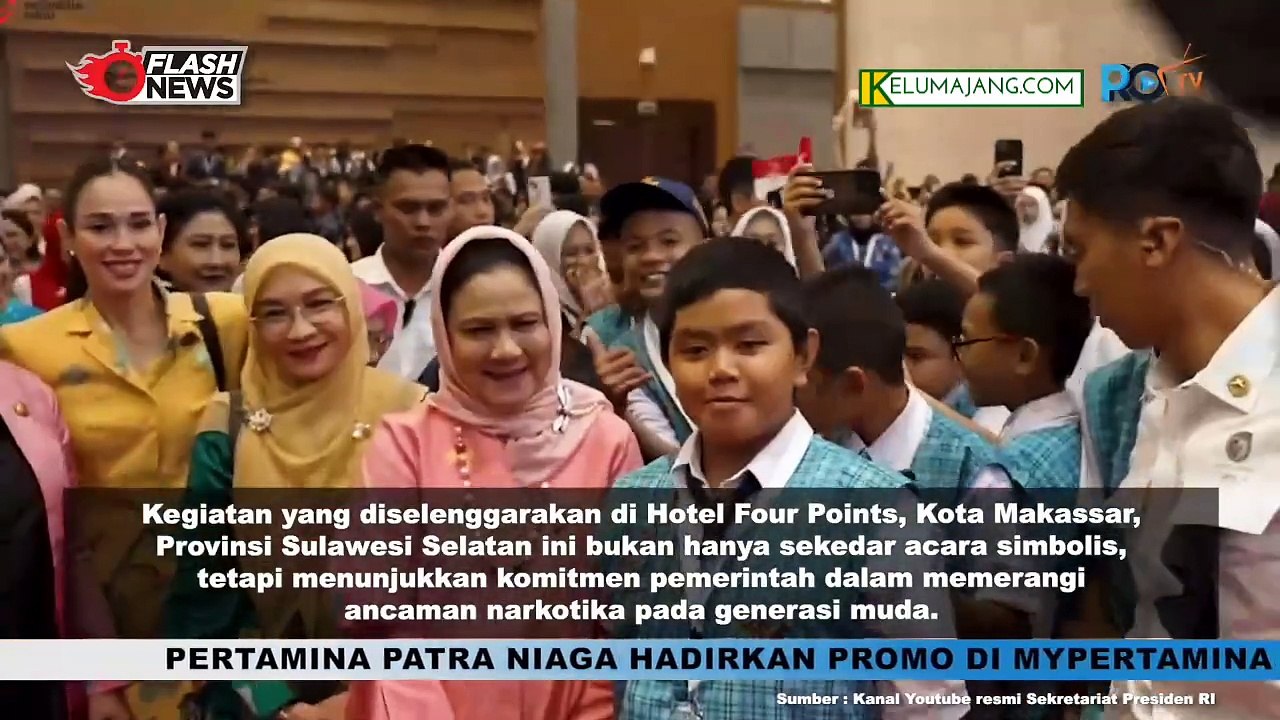 Ibu Iriana dan Anggota Oase KIM Hadiri Sosialisasi Anti Narkoba di Kota Makassar Ingatkan Generasi Muda
