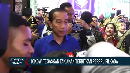 Soal Perppu untuk Anulir Putusan MK tentang Syarat Pilkada, Jokowi: Kepikiran Aja Nggak