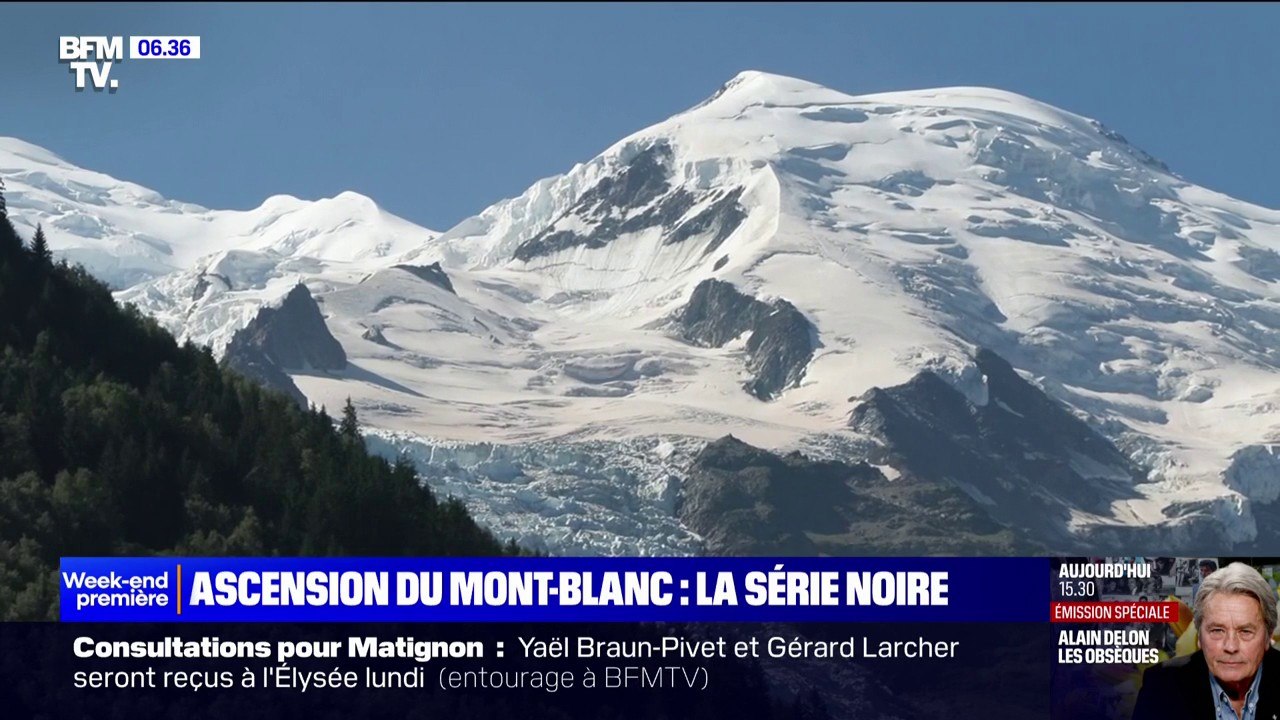 Avalanche de pierres, l'ascension du Mont-Blanc fragilisée par le réchauffement climatique