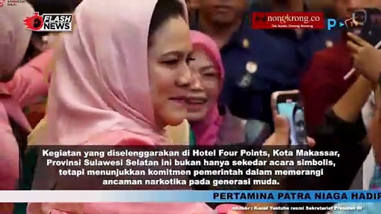 Bu Iriana dan OASE KIM Sosialisasi Anti Narkoba di Makassar