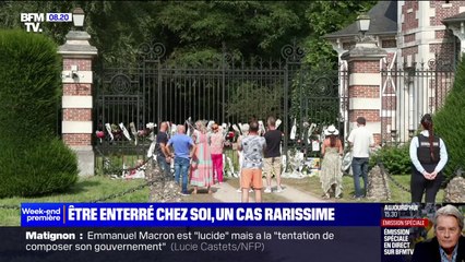 Alain Delon sera enterré chez lui, dans sa résidence à Douchy, un cas rarissime