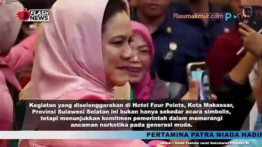 Iriana dan Anggota OASE KIM Hadiri Sosialisasi Anti Narkoba di Kota Makassar, Ingatkan Generasi Muda Tentang Bahaya Narkotika