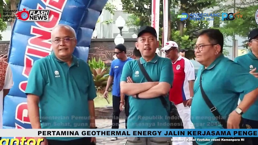 KEMENPORA GELAR JALAN SEHAT DAN SENAM BERSAMA DENGAN FORSES DAN FORKOMSAM