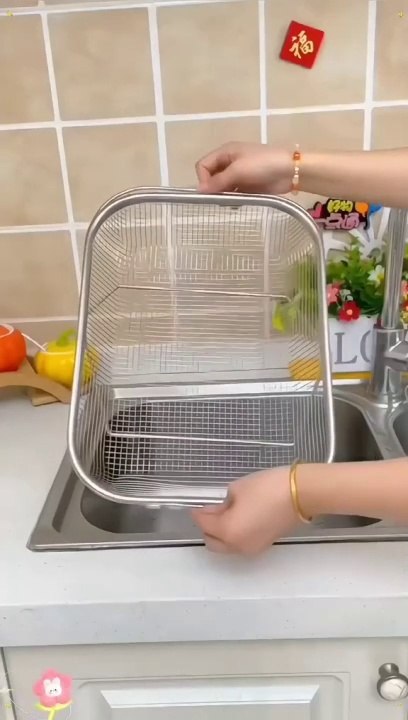 Expandable Dish Drying Rack, Drainage Rack Over Sink, Stainless Steel Dish Drainer Rack Organizer in Sink, Dish Drainer Basket Shelf on Counter, with Stainless Steel Utensil Holder