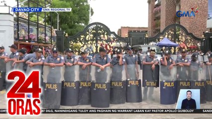 Barikada ng pulisya, pinatatanggal ayon sa TPO na inisyu ng Davao City RTC | 24 Oras