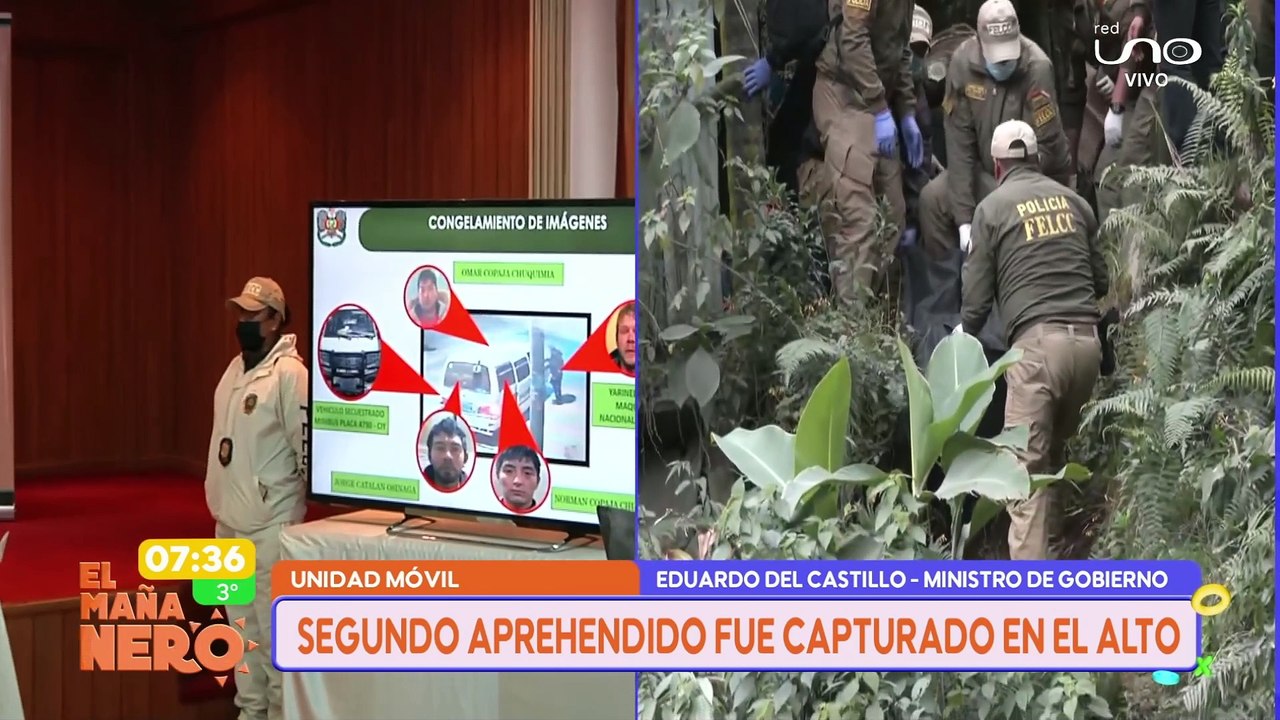 Ministro presenta a implicados
