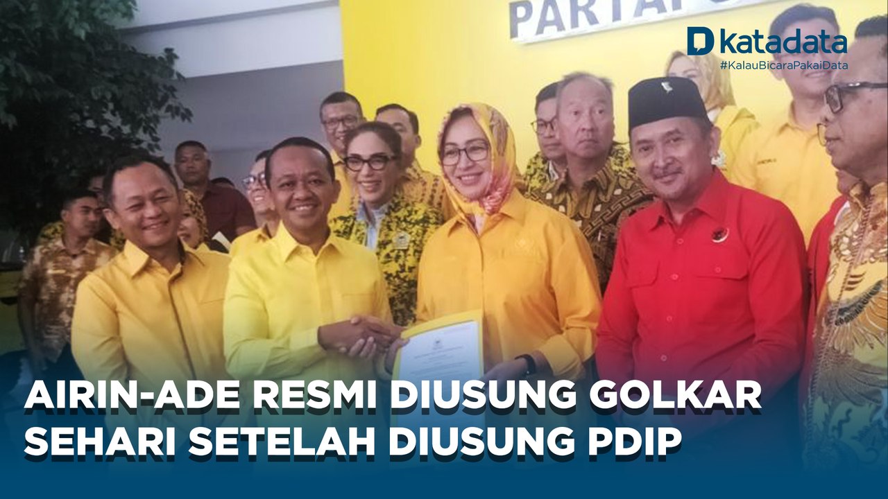 Resmi Diusung Golkar, Airin Mengaku Tak Pernah Dipaksa jadi Kader PDIP