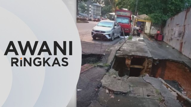 AWANI Ringkas: Longkang runtuh | Mahkamah | Pelancongan