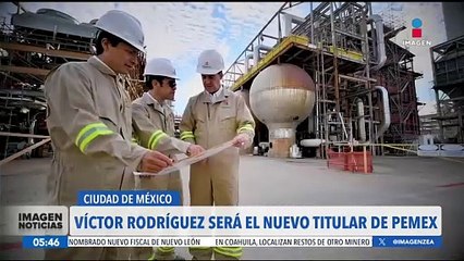 Claudia Sheinbaum nombra a Víctor Rodríguez Padilla como próximo titular de Pemex