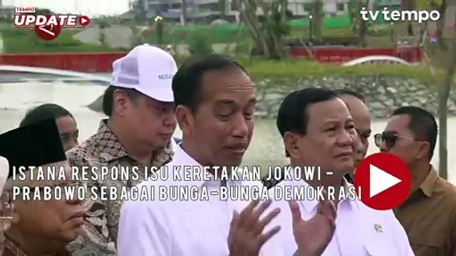 Istana Respons Isu Keretakan Jokowi - Prabowo sebagai Bunga-Bunga Demokrasi