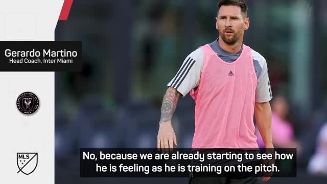 Martino reveals injured Messi is close to a return
