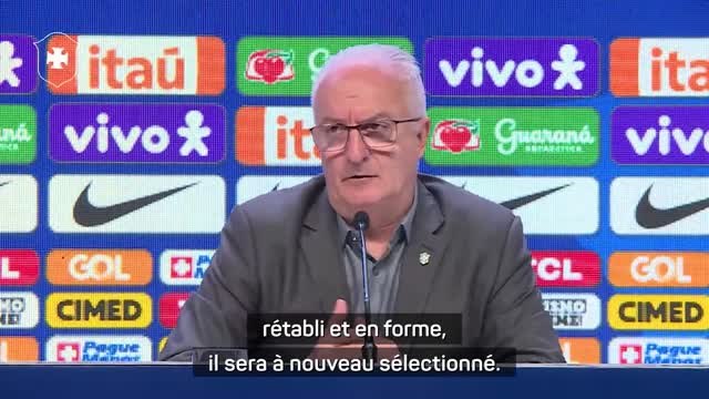 Brésil - Dorival : Dès que Neymar sera rétabli et en forme, il sera à nouveau sélectionné