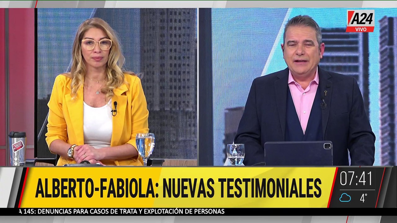  ALBERTO FERNÁNDEZ y FABIOLA YAÑEZ: nuevas testimoniales