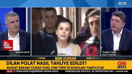 Yılmaz Tunç'tan Dilan Polat tahliyesine ilk yorum: Savcılarımız soruşturmayı titizlikle yürüttü