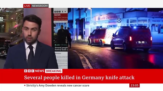 Several killed in knife attack in Solingen, Germany ｜ News Hubs