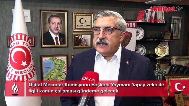 Dijital Mecralar Komisyonu Başkanı Yayman açıkladı! Yapay zeka ile ilgili kanun çalışması gündeme gelecek