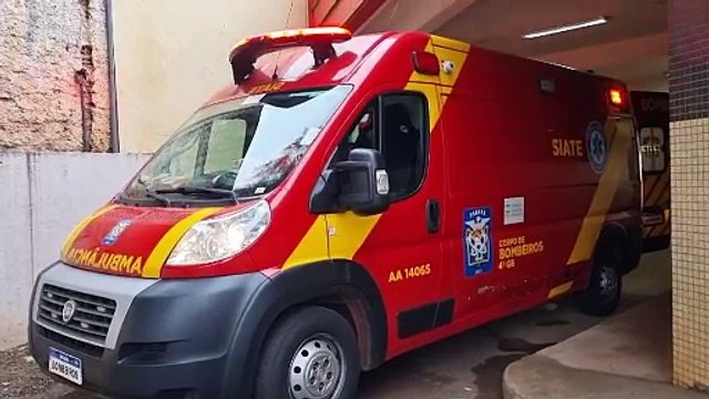 Motociclista sofre fraturas nos dentes após acidente no bairro Neva