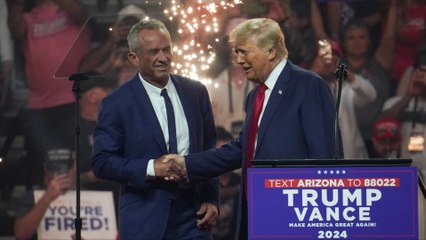 El candidato independiente Robert F. Kennedy Jr. respalda a Trump