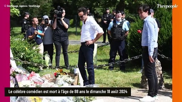 Alain-Fabien Delon et Anthony Delon sortent de Douchy, leurs tendres mots avant la cérémonie