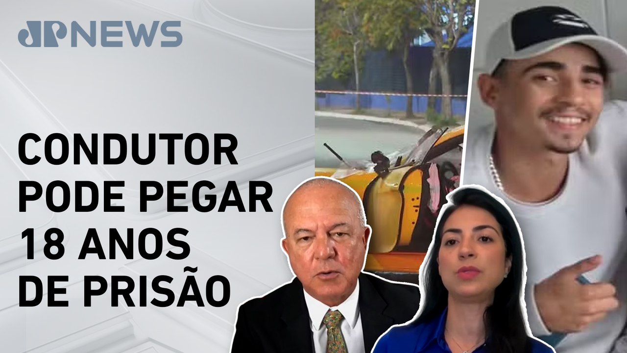 Motoqueiro atropelado por Porsche amarelo morreu por politraumatismo; Tavares e Motta analisam