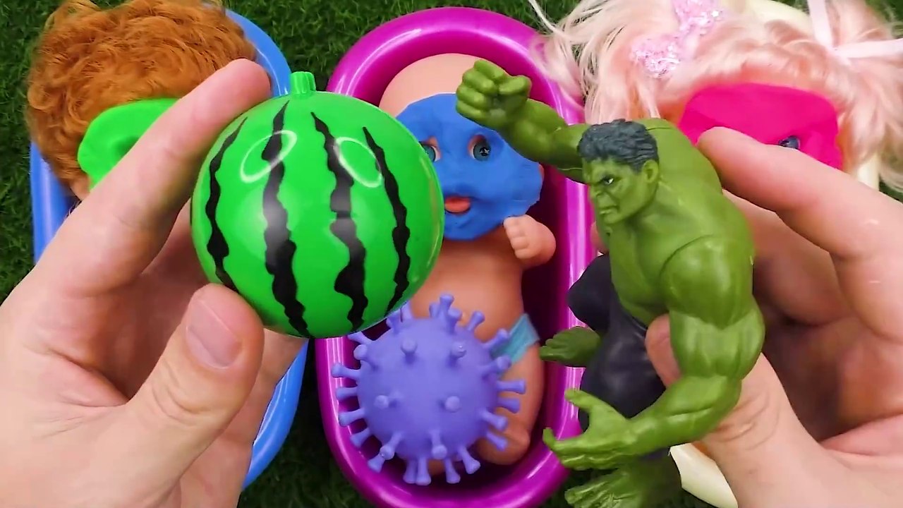 Mixing Candy into slime