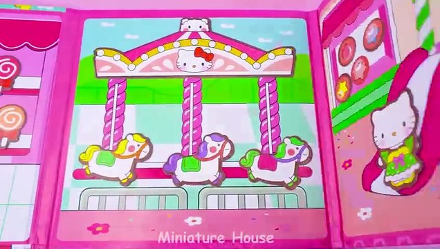 Make Hello Kitty House with Bedroom, Kitchen, Rainbow Slide, Infinity Pool ❤️ DIY Miniature House