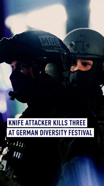 Knife attacker kills three at German festival
