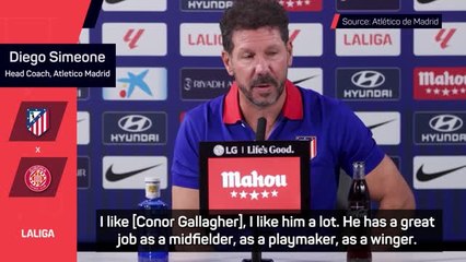 Descargar video: Simeone hails talented new signing Gallagher