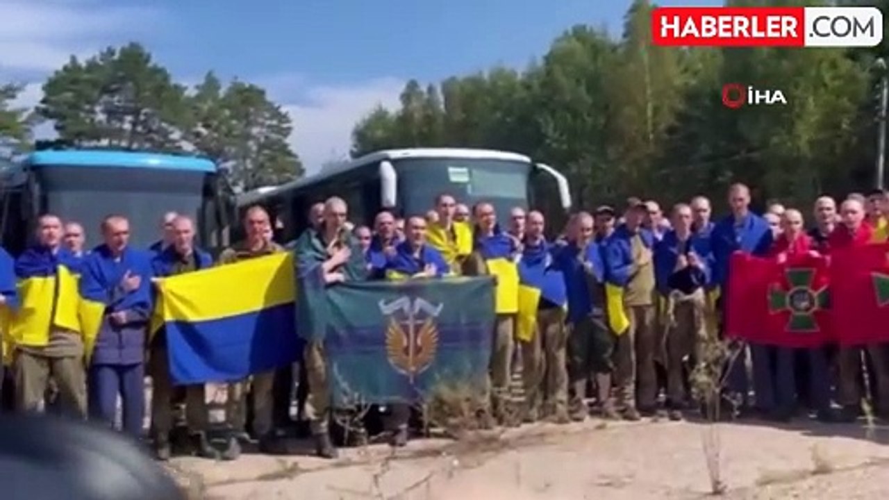 Kursk'ta esir düşen 115 Rus askeri ile 115 Ukrayna askeri takas edildi