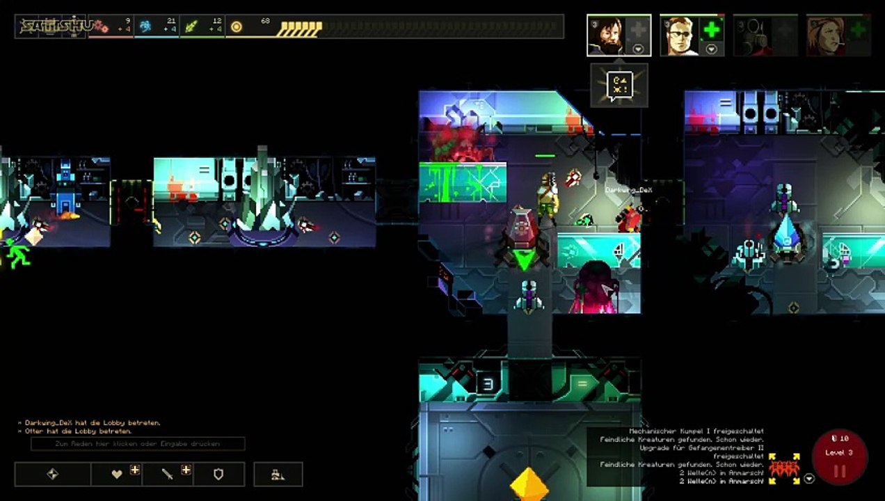 Das Level zu Ende erkunden um die Forschung voran zu treiben. | Dungeon of the ENDLESS | Ep. 4